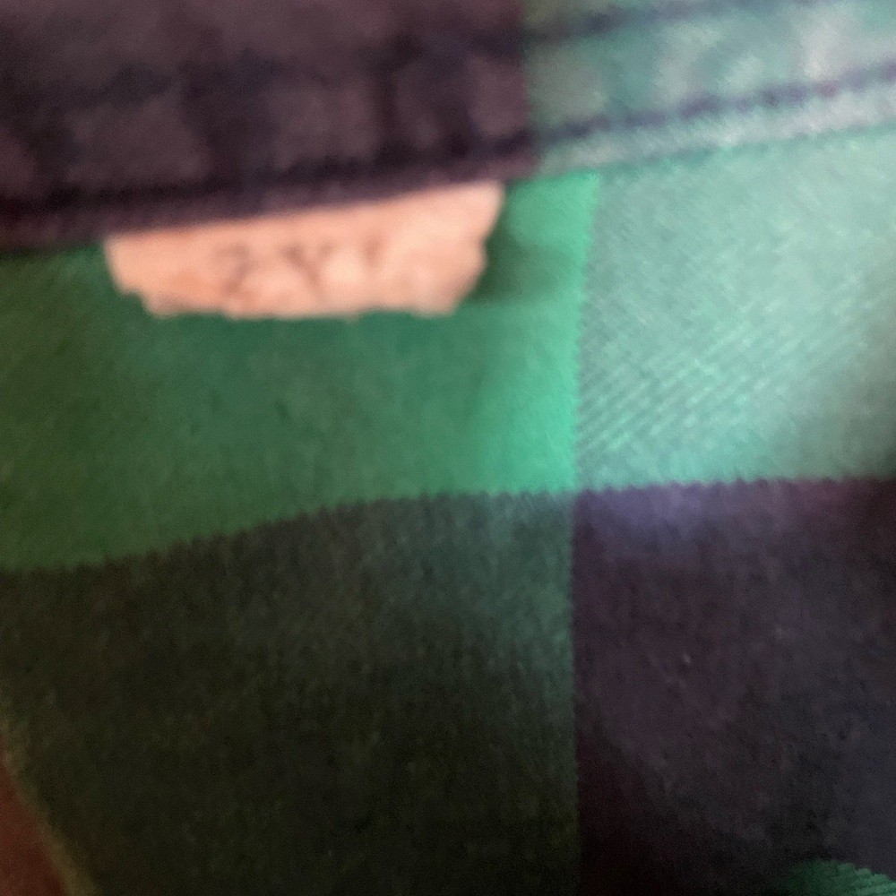 FR Green and Black Plaid Shirt - Picture 2 of 6